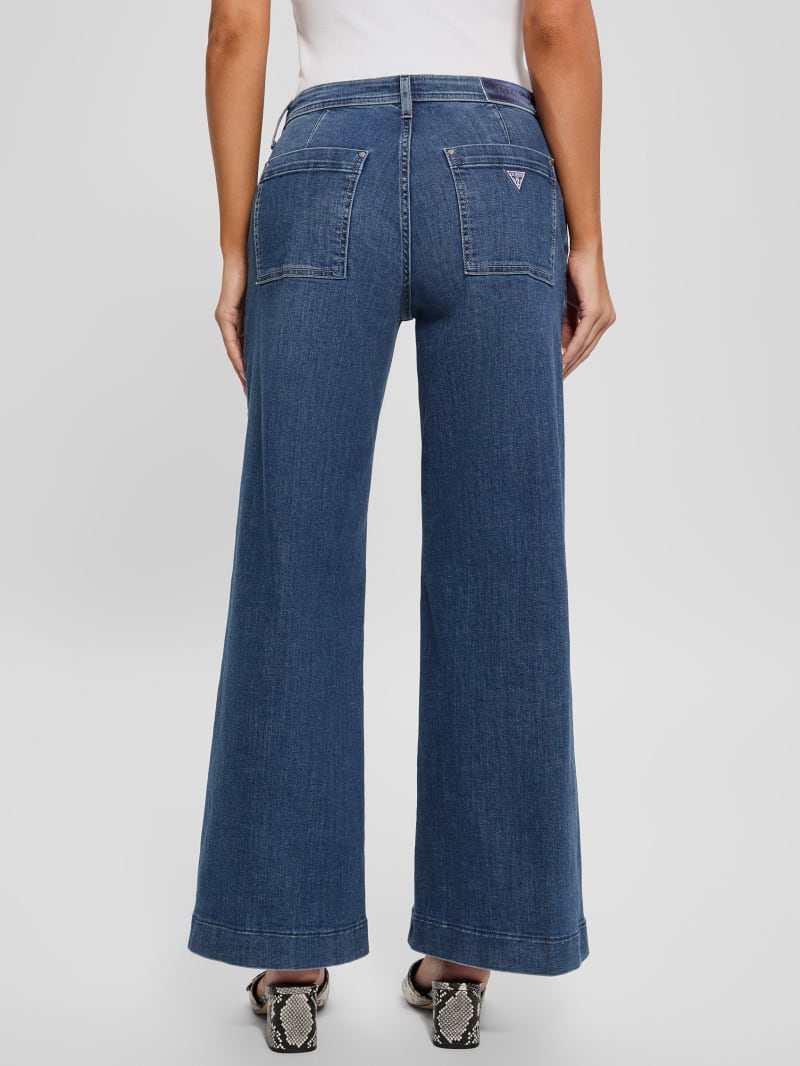 ファッション雑貨・小物その他 Crop Wide Leg Jeans Mid Rise Crop Wide Leg Jeans – Striped Box Boutique