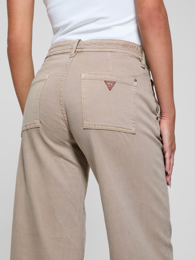 GIRLY jeans with floral print brand GUESS
