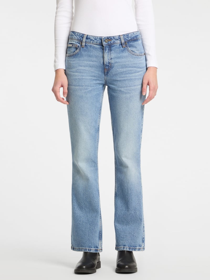 ★★ ★★ Midwash bootcut denim pants T22E6NPC0 Wrangler Women's (PLUS) Mid Rise Bootcut Jeans - Dark Wash