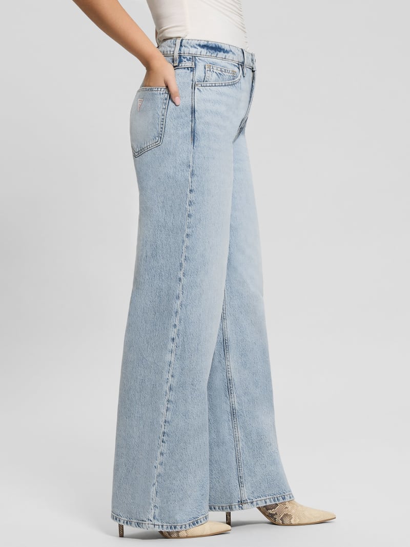 Eco Bellflower Wide-Leg Jeans | GUESS