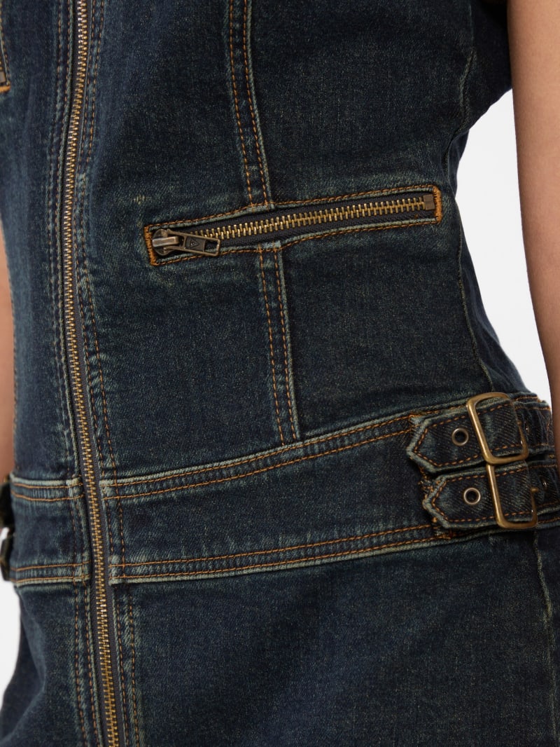 GUESS Originals Utility Denim Zip Dress | GUESS