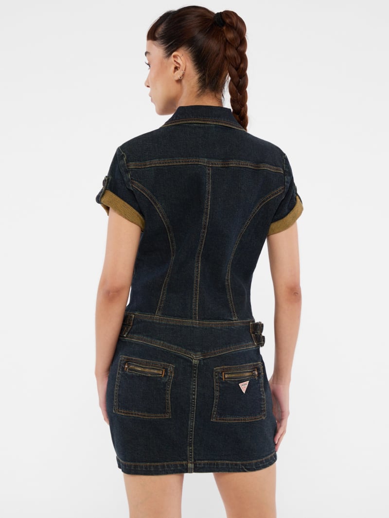 GUESS Originals Utility Denim Zip Dress | GUESS