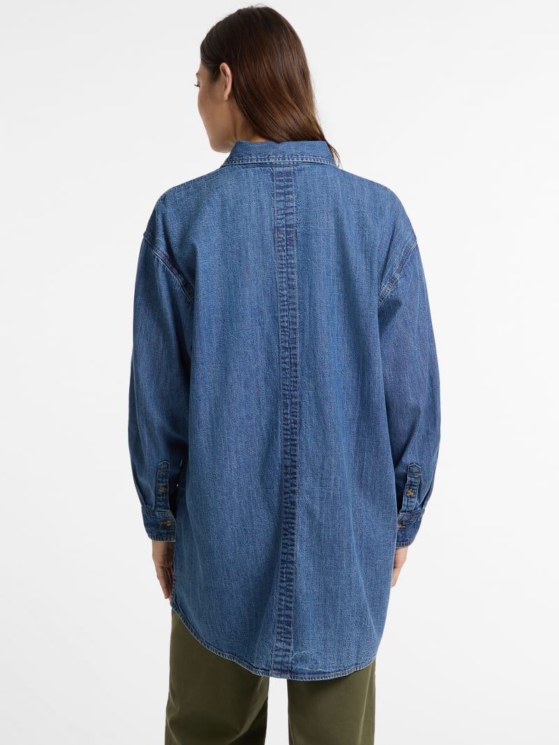 Eco Oversized Denim Shirt | GUESS