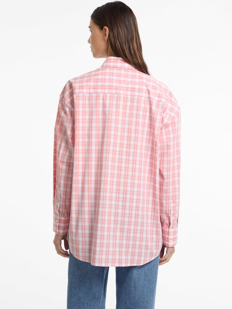 APPLEBUM- Gingham Check Oversize Shirt - STRANGLE