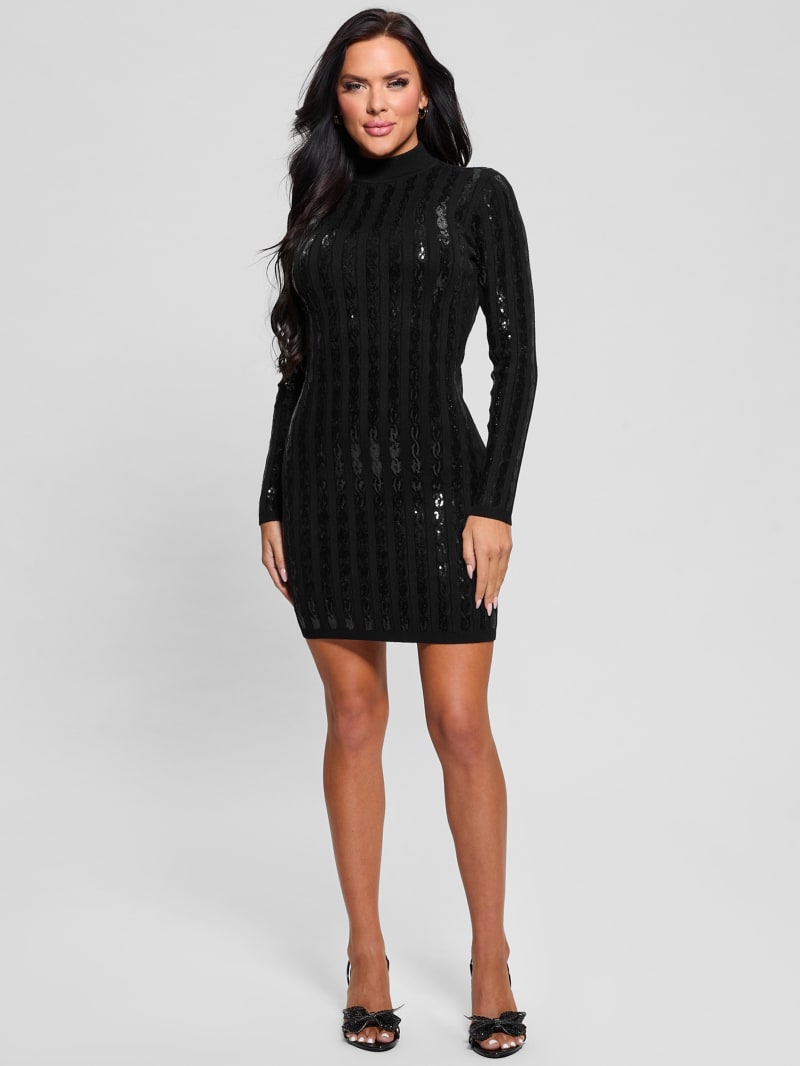 Bailey Cable Sequin Dress | GUESS