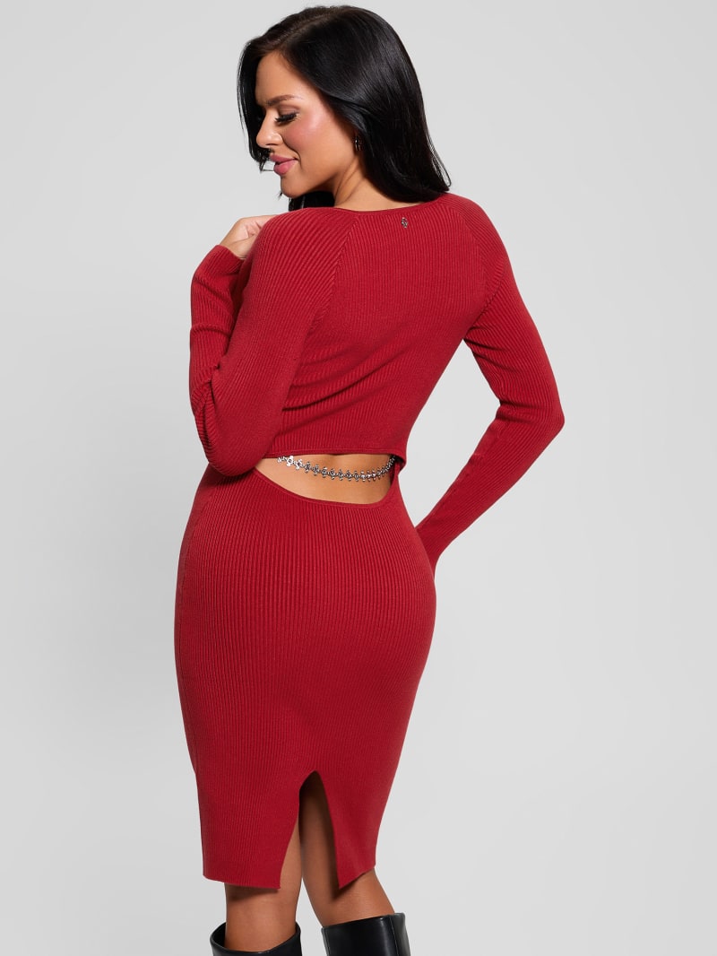 Eco Sasha Jewel Sweater Dress | GUESS