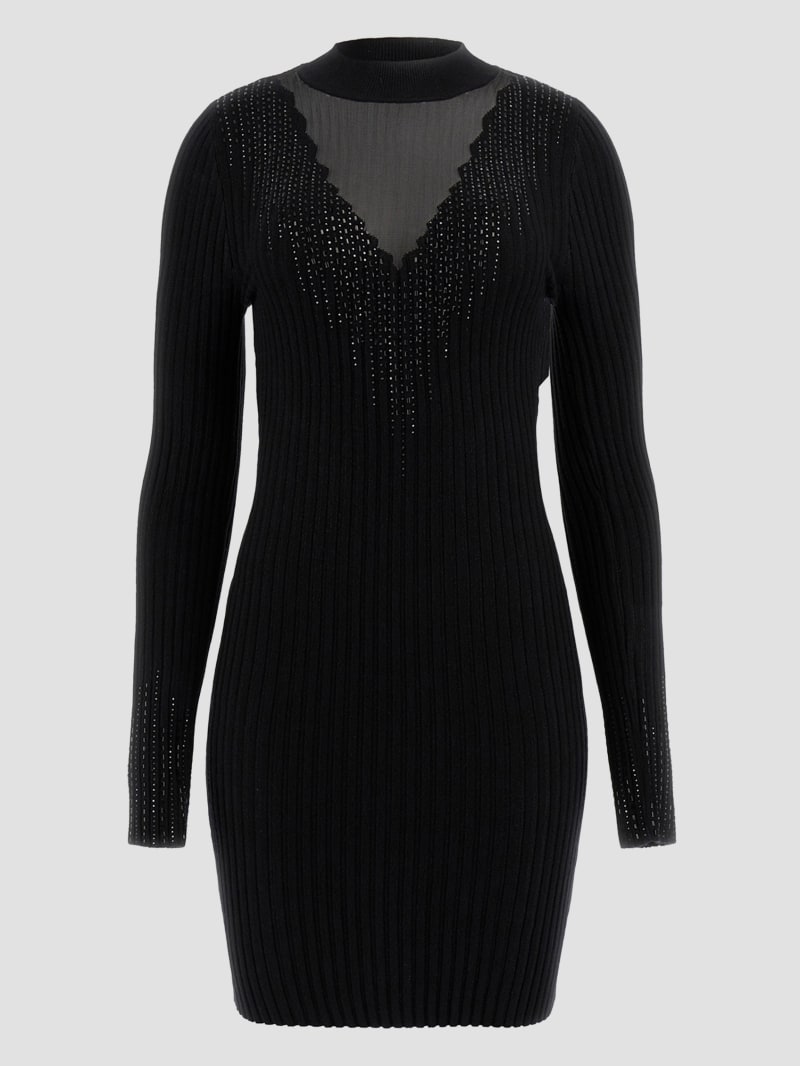 Alice Rhinestone Sweater Dress