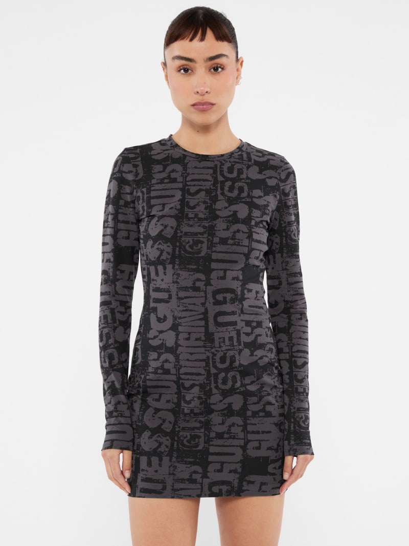 guess black mini dress Black Slim Fit Tank Mini Dress