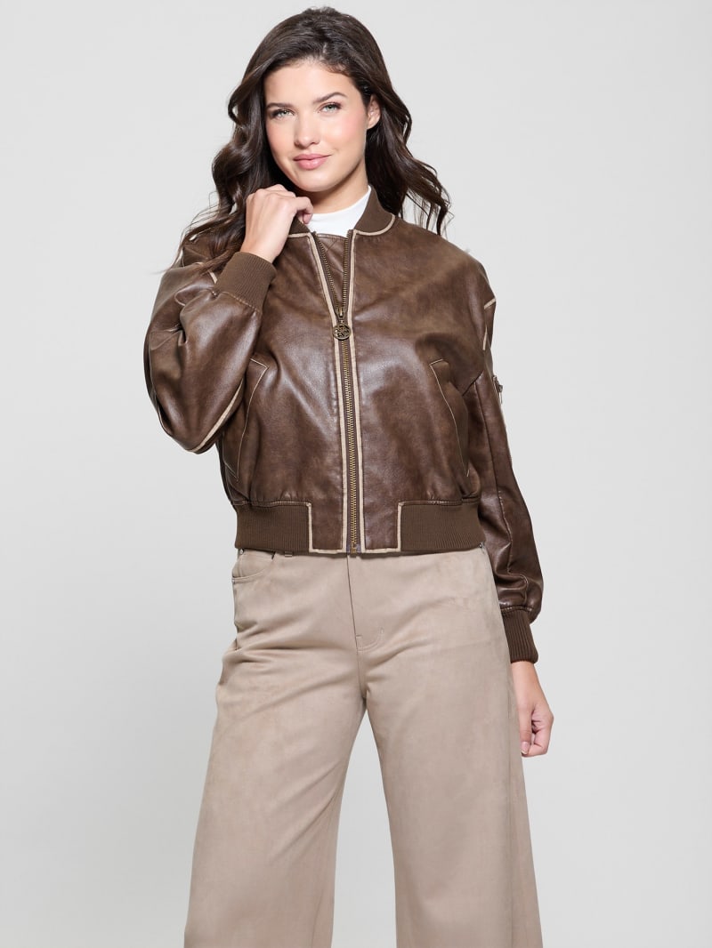 Guess bomber jacket womens store