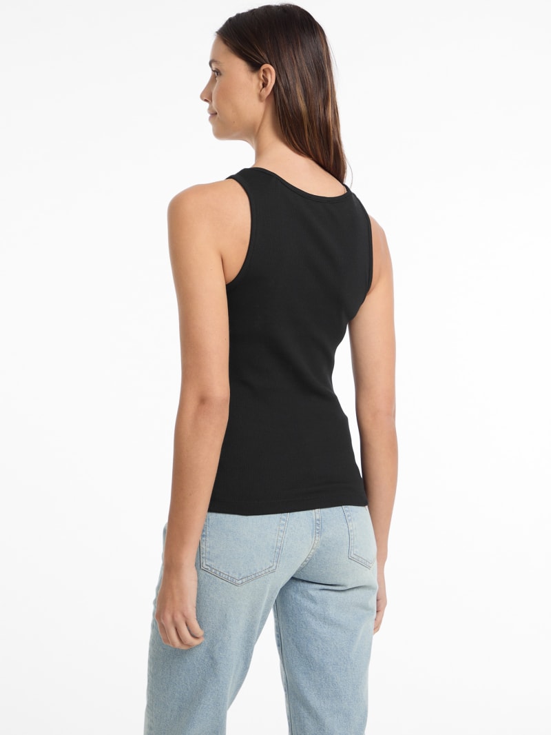 商品画像：OG LABEL RIBBED TANK BLACK – BlackEyePatch 4