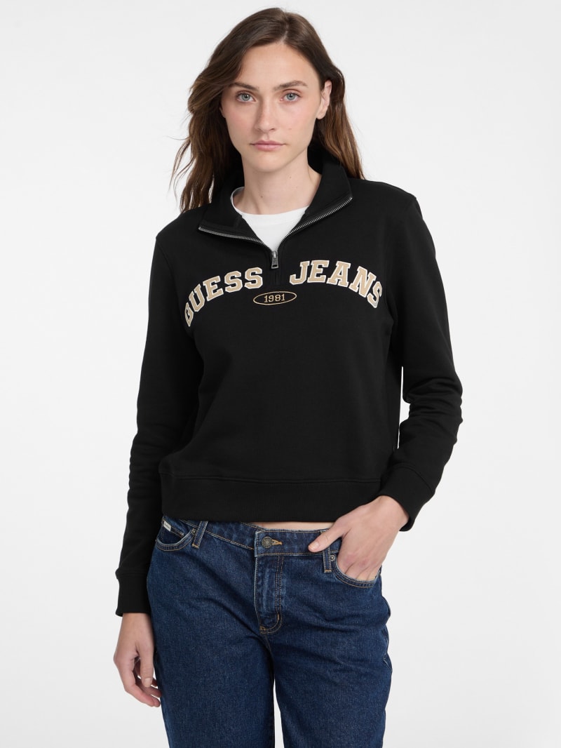Eco Half-Zip Sweatshirt | GUESS