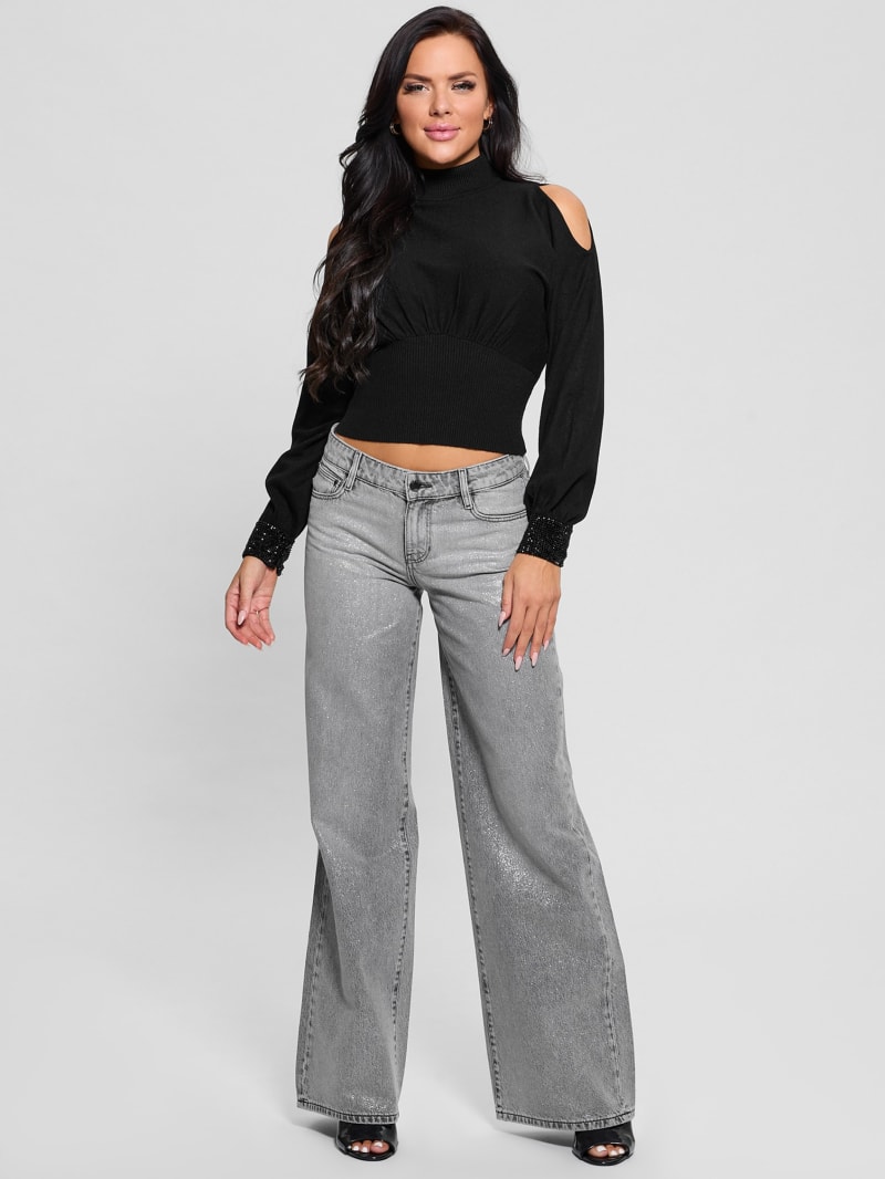 なんでも鑑定団よりも驚き！ Rhinestone Eco Sweater Canada GUESS | ジャケット・アウター