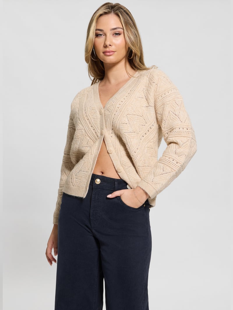 Amelia Pointelle Cardigan - thumbnail 6