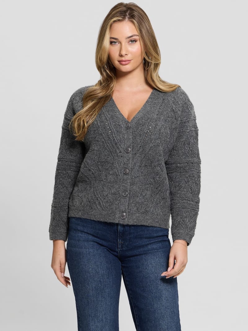 Amelia Pointelle Cardigan - thumbnail 10