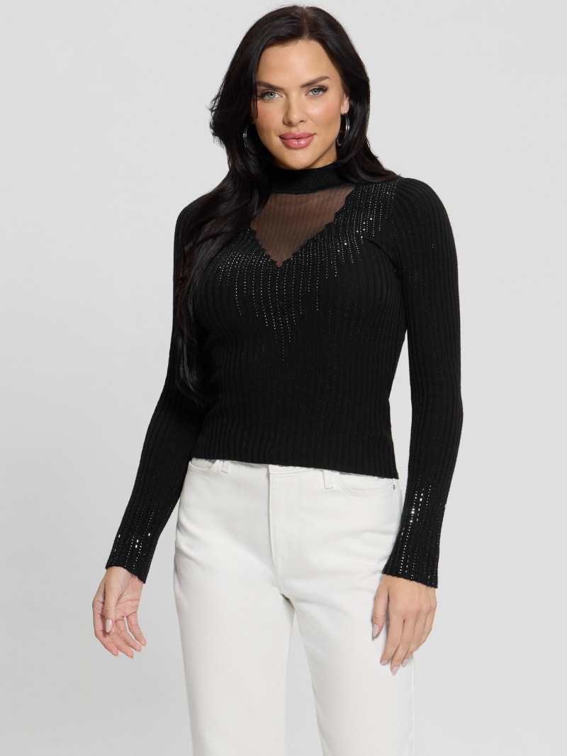 HIGH NECK PULL OVER KNIT｜IRENISA