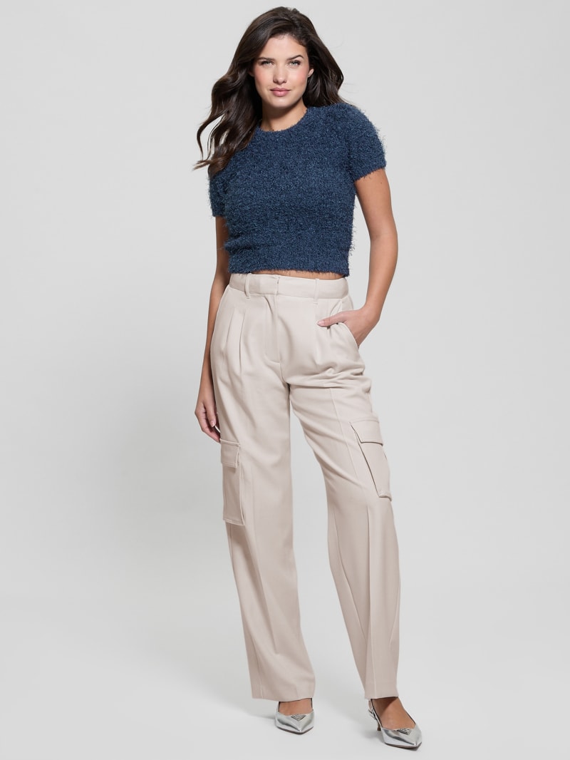 Usami Fuzzy Sweater Top | GUESS