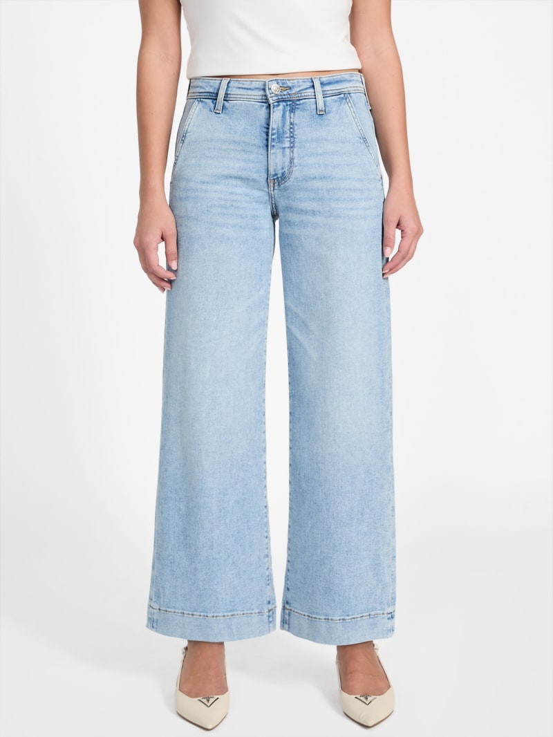 Harlem Ultra-Slim Coated Zip Jeans | GUESS Factory