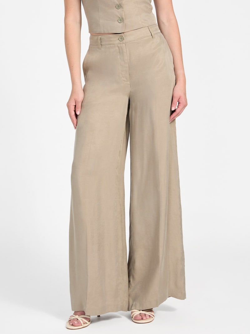 Eco Celestine Fluid Wide-Leg Pants