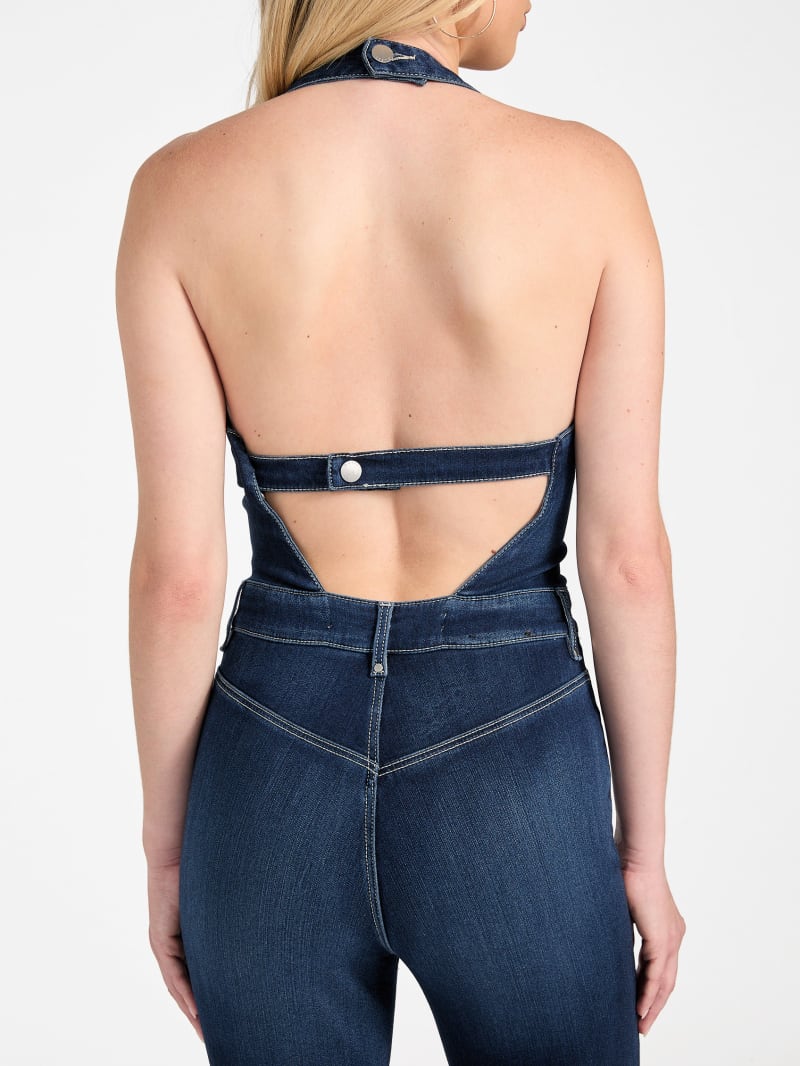 Eco Betsy Denim Jumpsuit - thumbnail 5