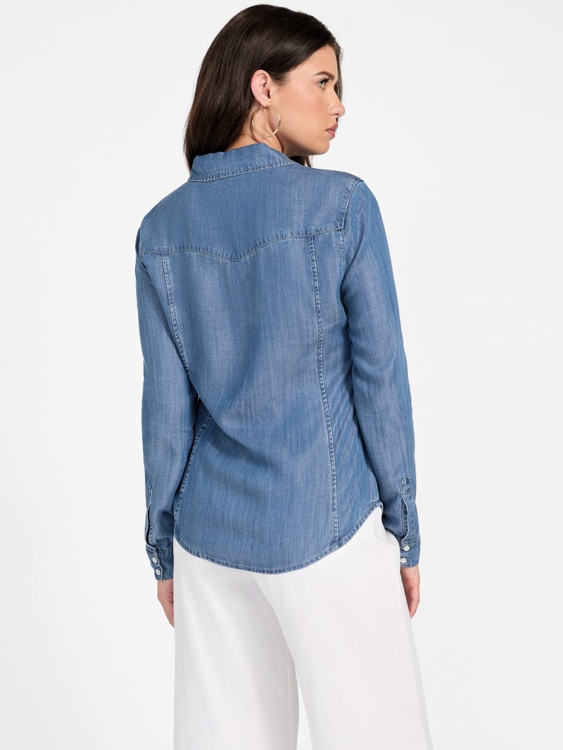 Classic Denim Western Shirt