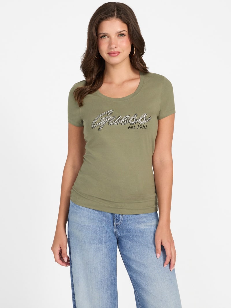 GUESS® Eco Signature Hot Fix Tee Women