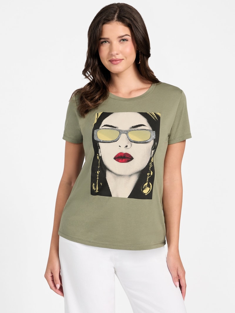 Crewneck Sunglasses Easy Tee