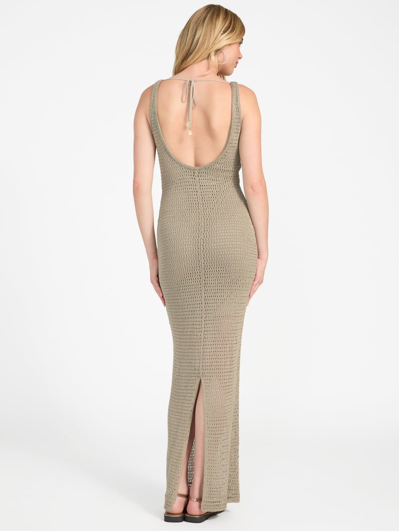 Verdes Crochet Maxi Dress