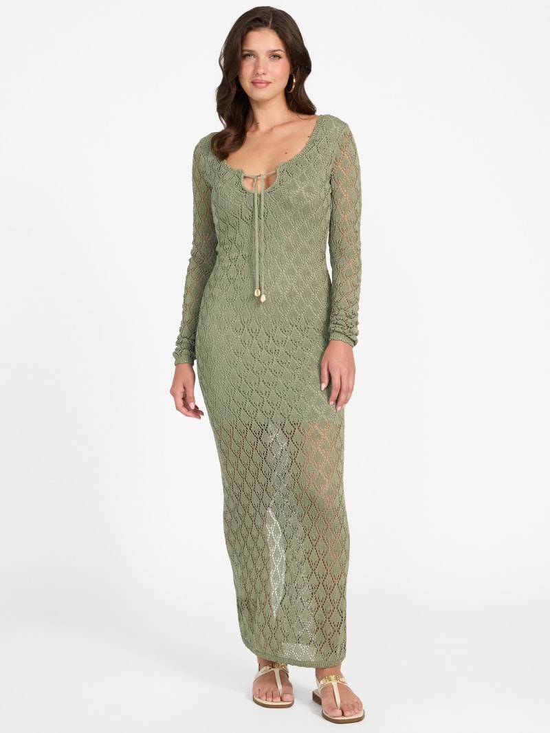 Alba Pointelle Maxi Dress