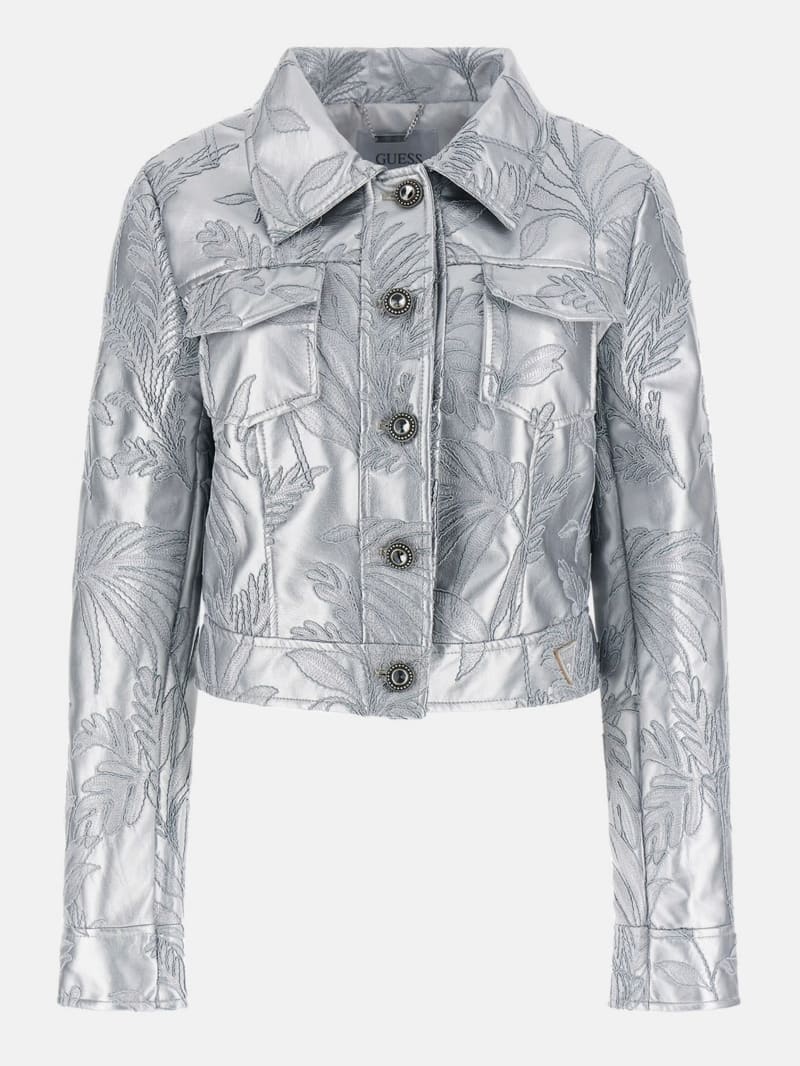 ジャケット・アウター 90s- GUESS silver tracker jacket 90s- GUESS silver tracker jacket