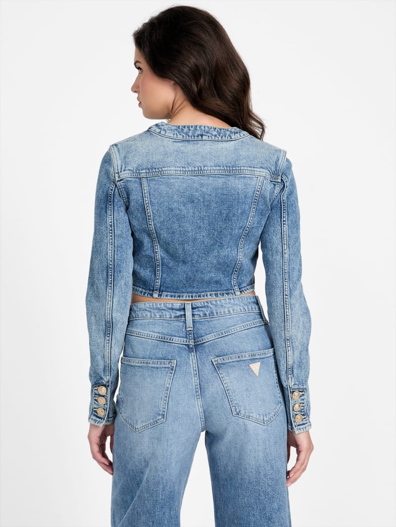 ミストレアス　Deformation Cropped Denim Jacket ミストレアス Deformation Cropped Denim Jacket