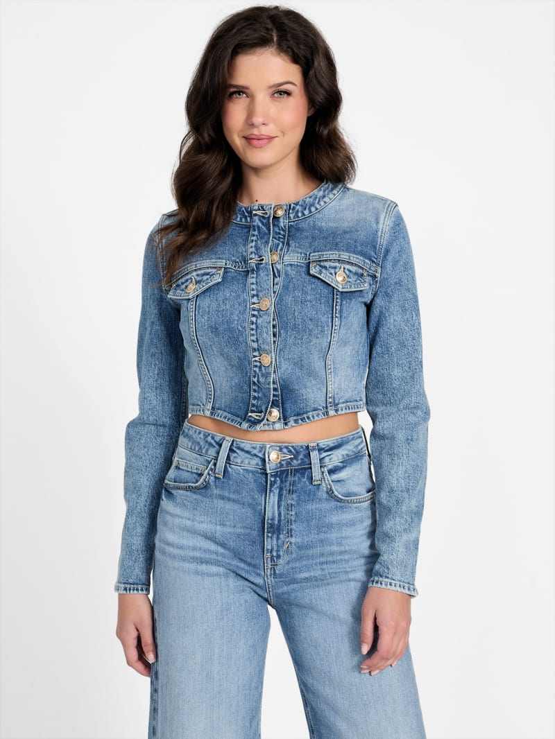 Eco Gemma Cropped Denim Jacket
