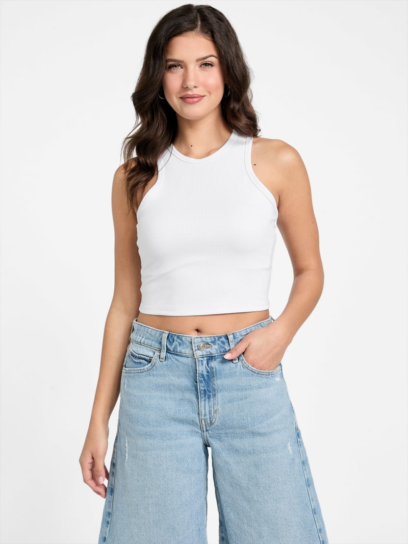 GUESS® Eco Minka Racerback Ribbed Tank