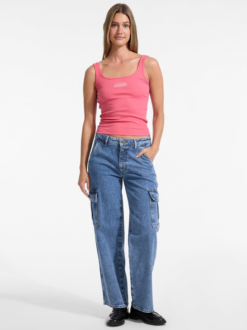 Embroidered Logo Tank Top