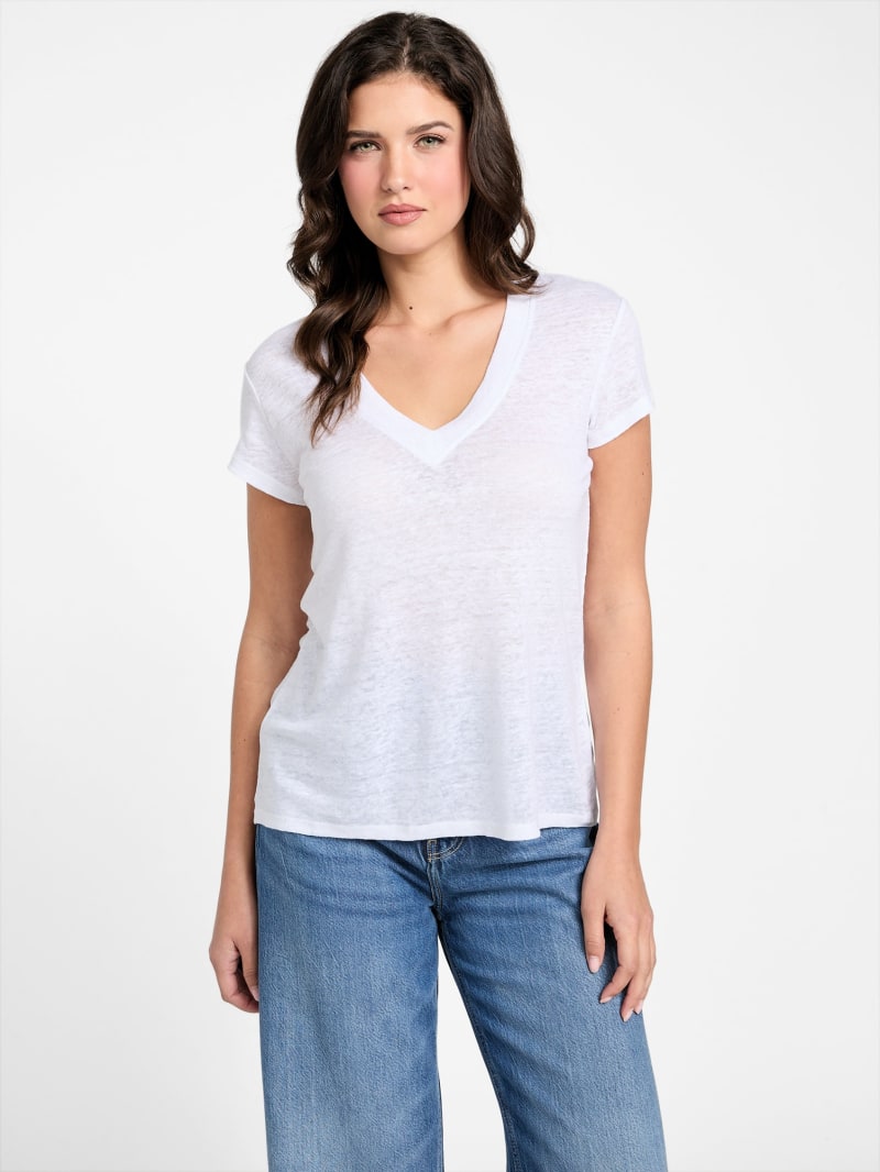Eco Lindsey Linen Top | GUESS