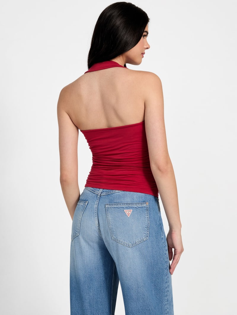 Eco Nora Halter Shirred Tank