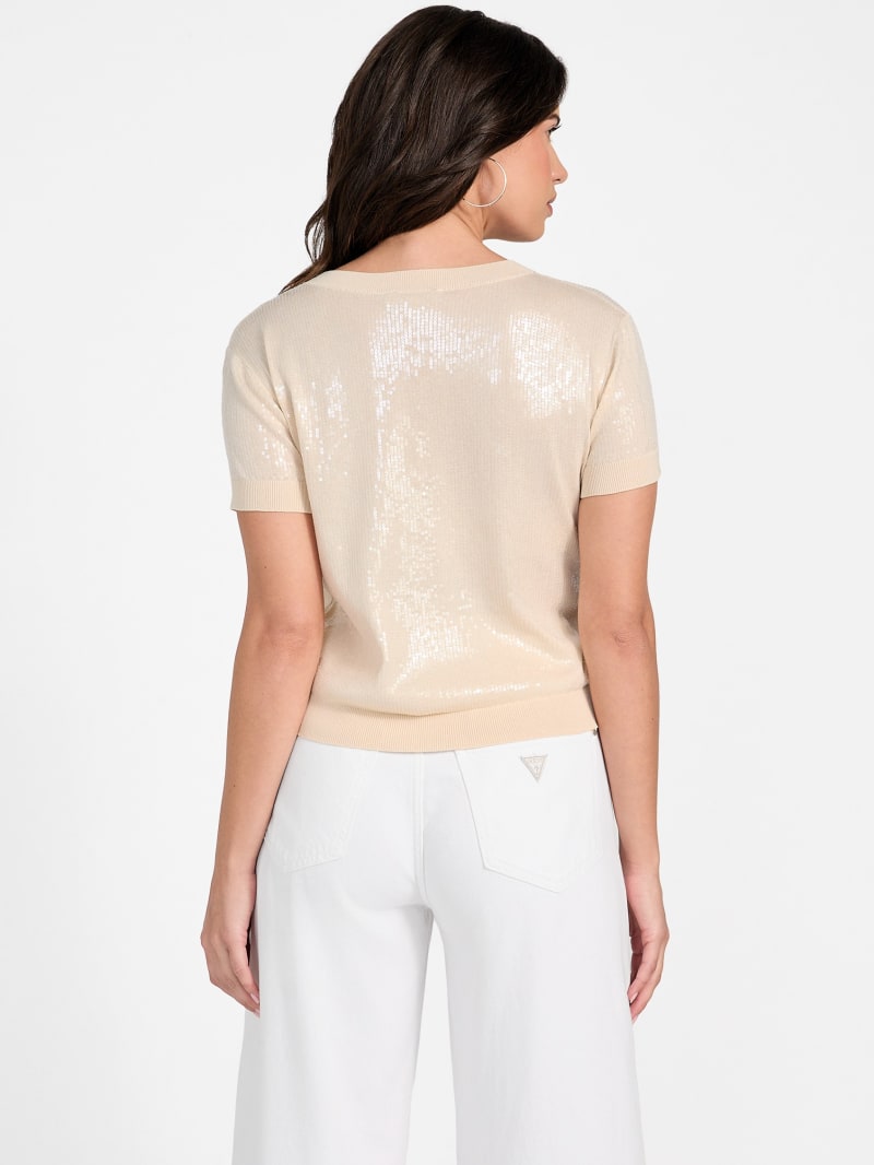 Crewneck Juniper Sequin Sweater