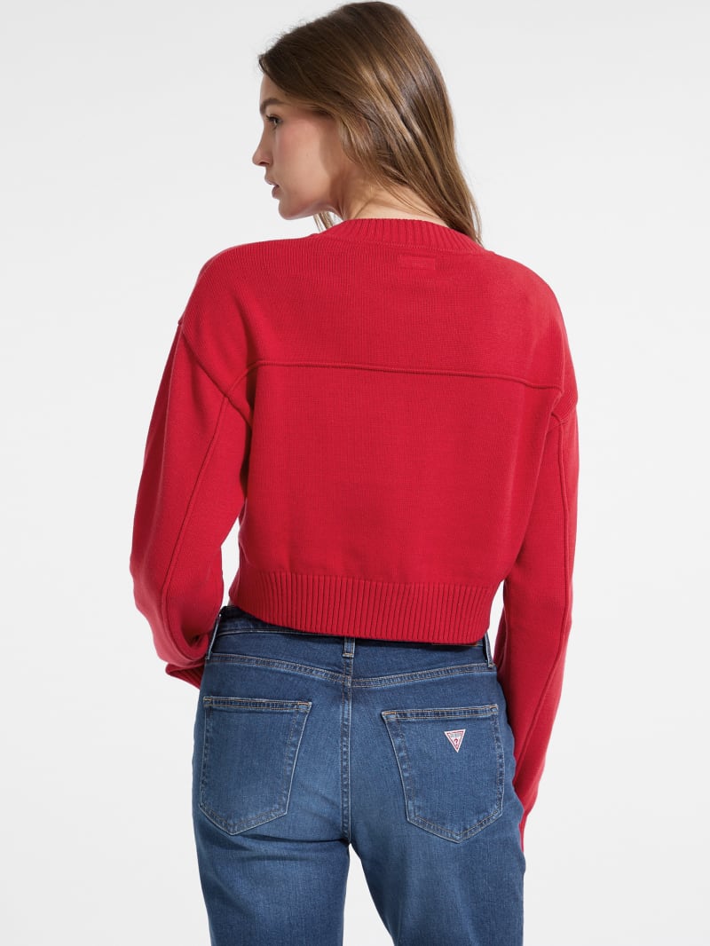 Cropped 81 Sweater Top | GUESS