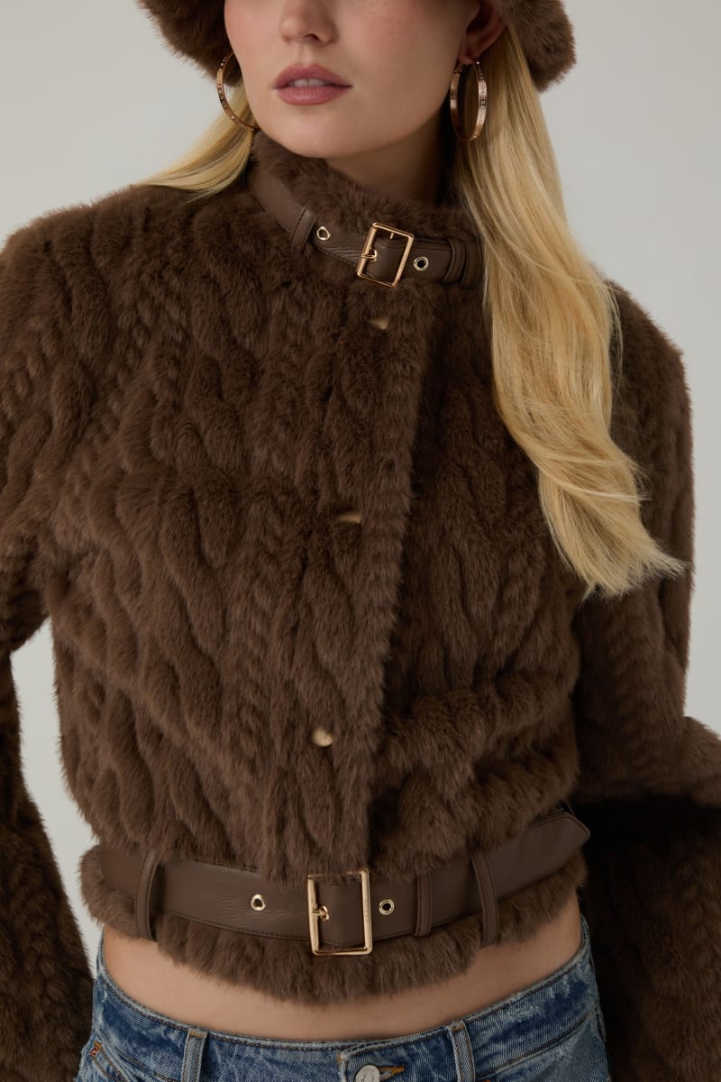 Braided cropped jacket