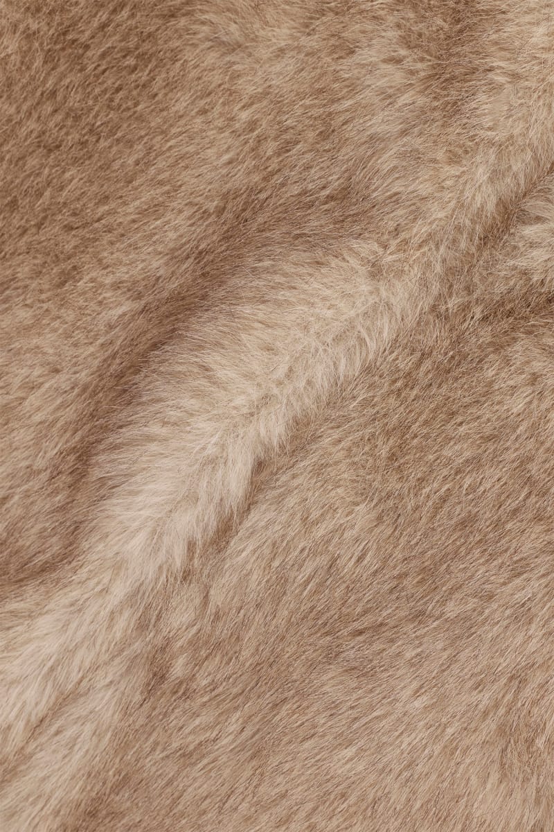 Faux fur coat