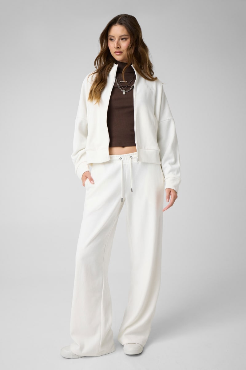 Rib track sweatshirt