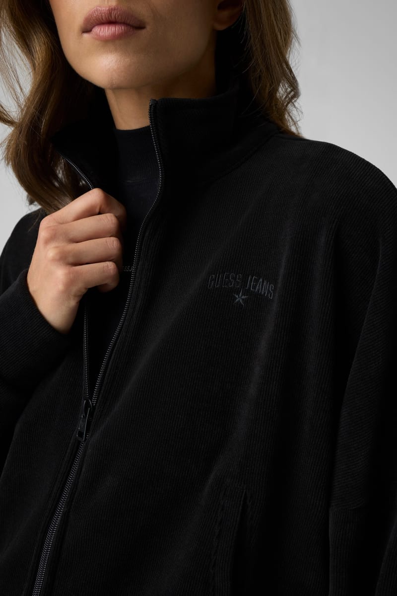 Rib track sweatshirt