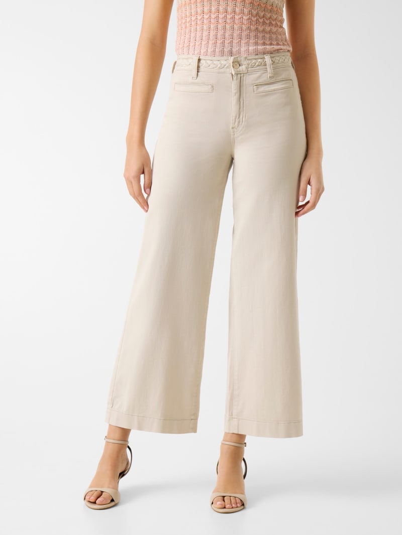 GUESS® Braided Cropped Wide-Leg Pants Women