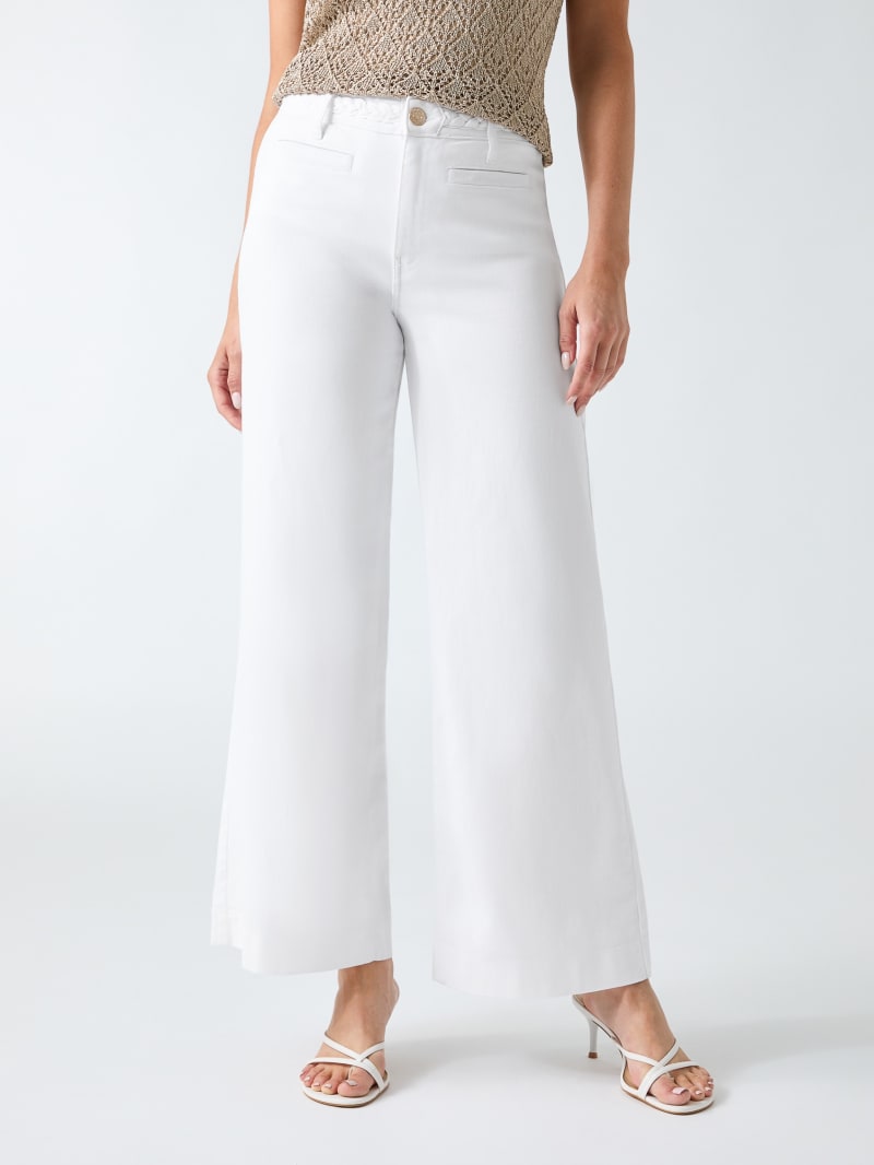 GUESS® Braided Cropped Wide-Leg Pants