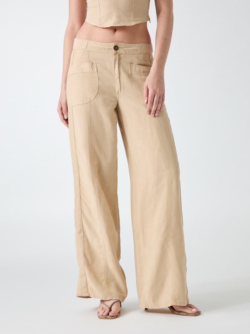 Linen-blend pants - thumbnail 6