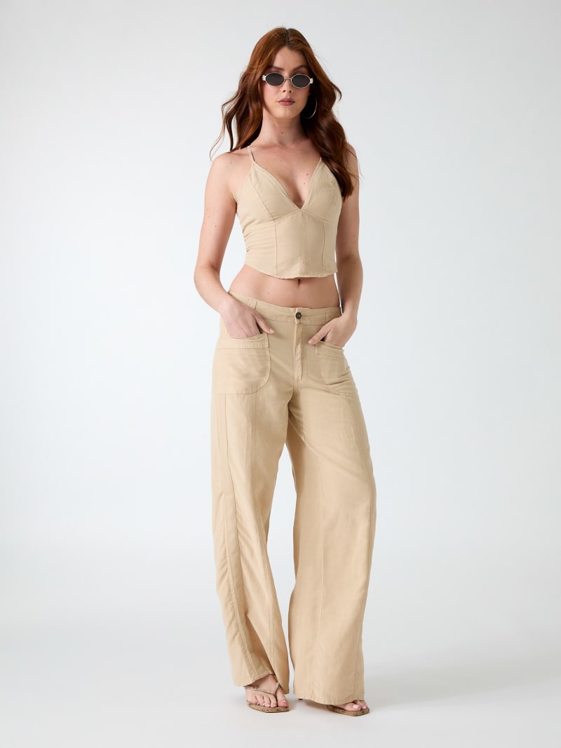 Linen-blend pants - thumbnail 7