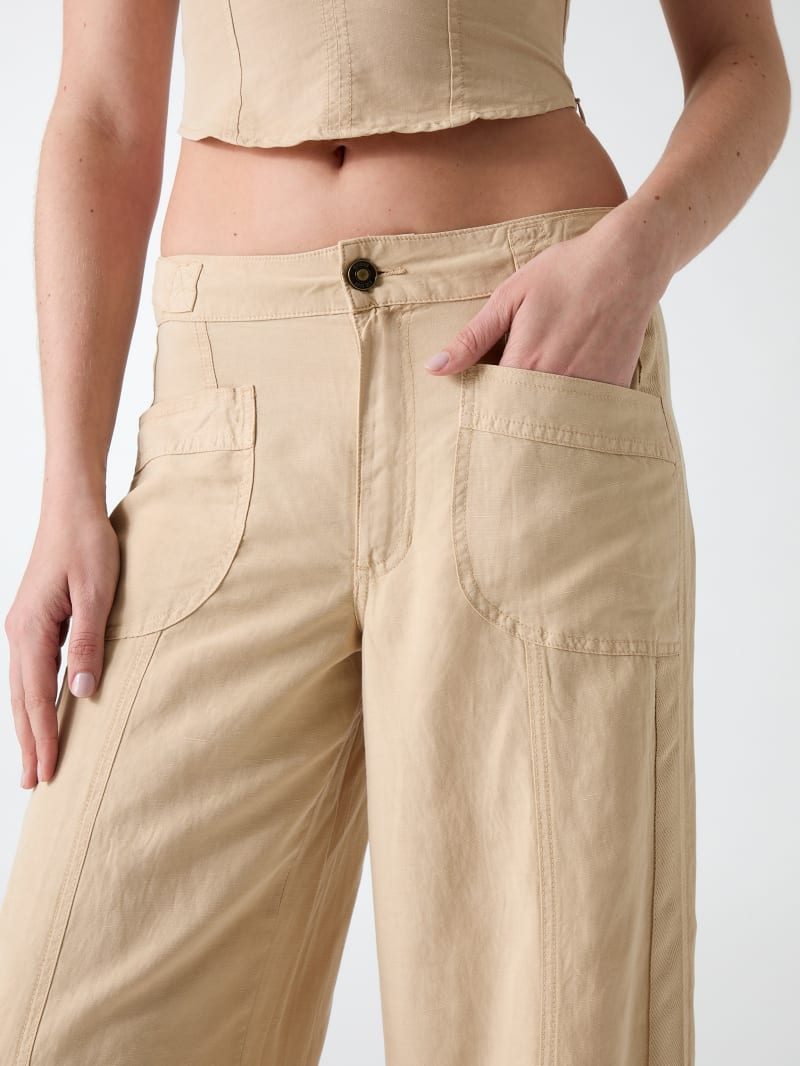 Linen-blend pants - thumbnail 8