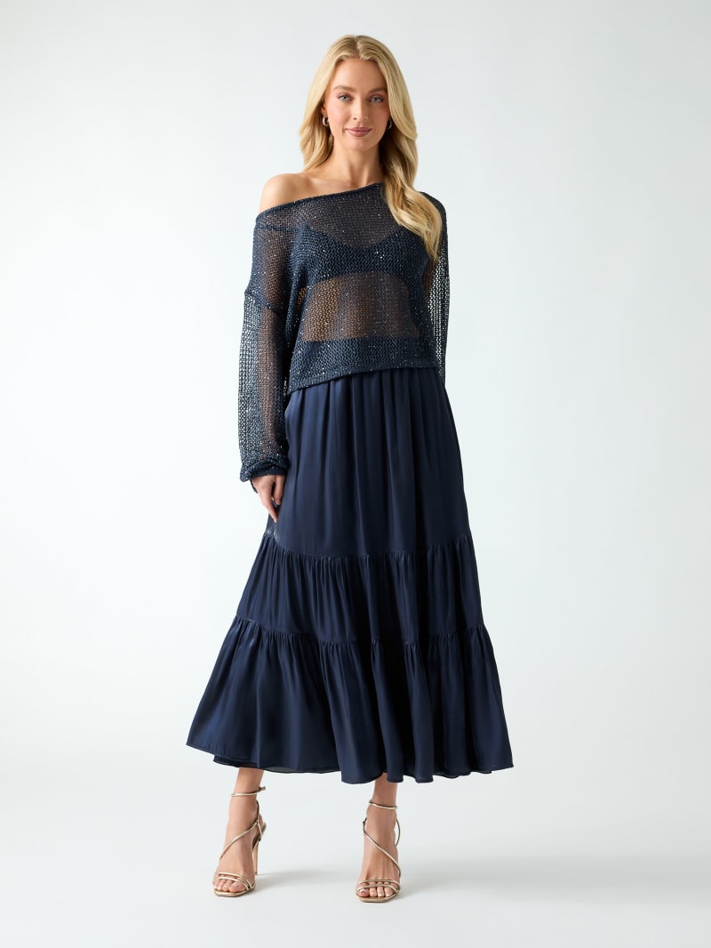 Pleated maxi skirt - thumbnail 8
