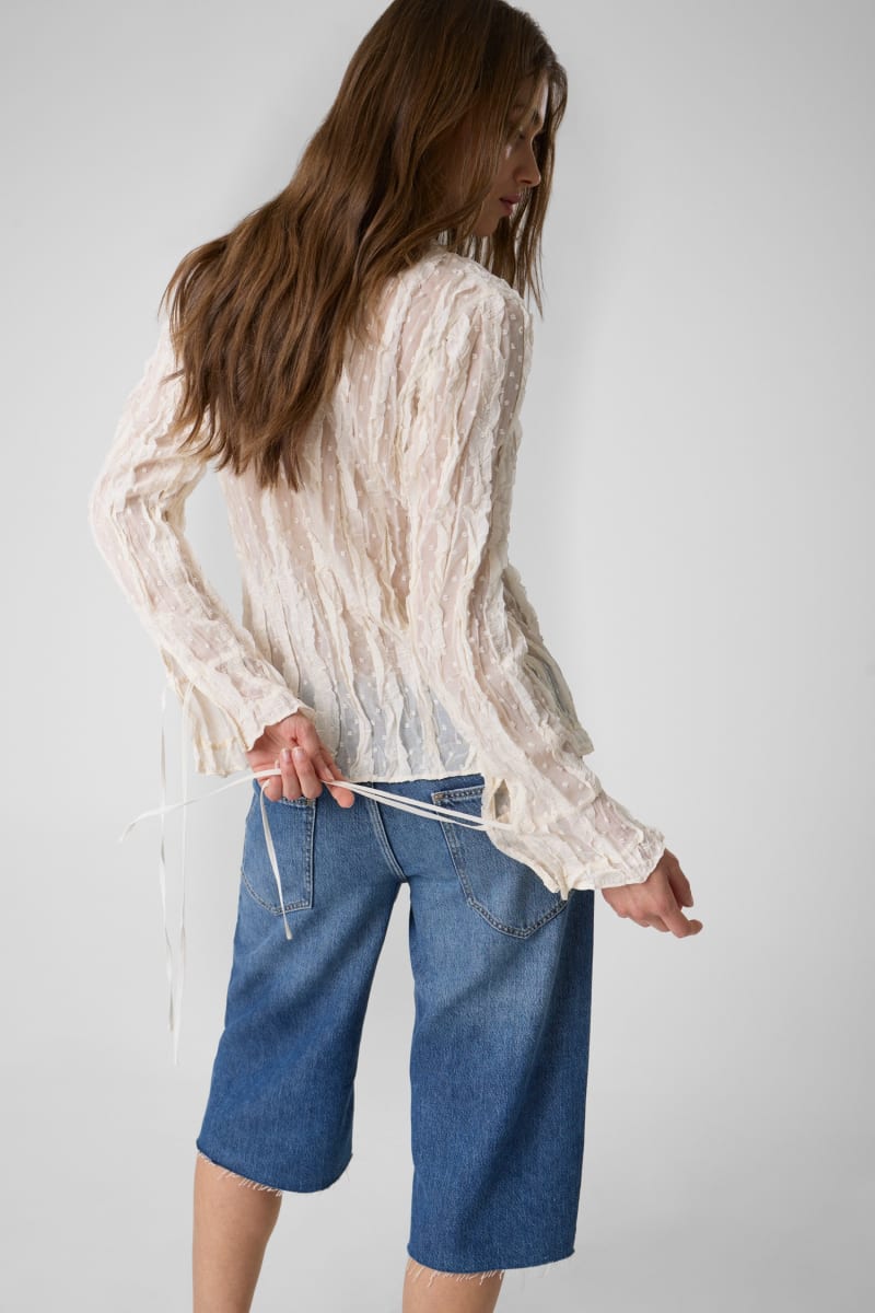 Ruched blouse - thumbnail 3
