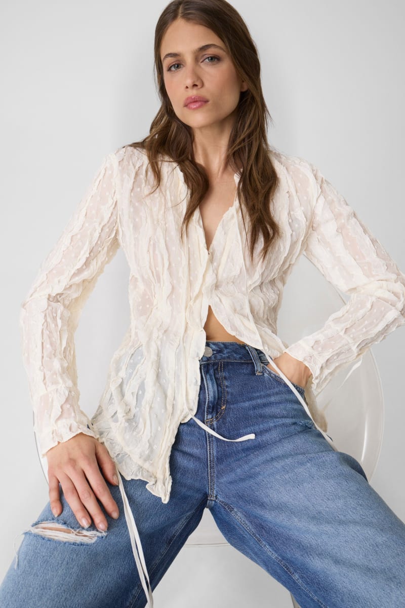 Ruched blouse - thumbnail 4