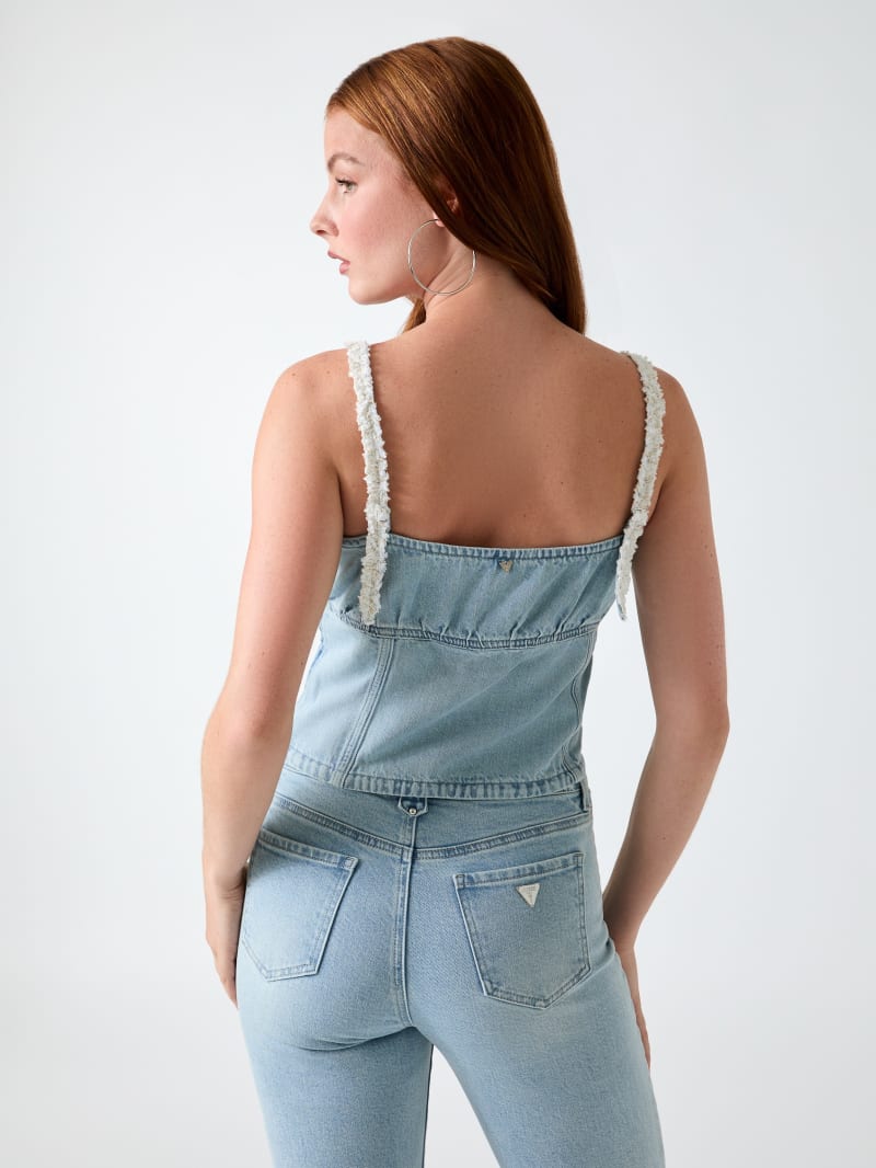 Denim bustier